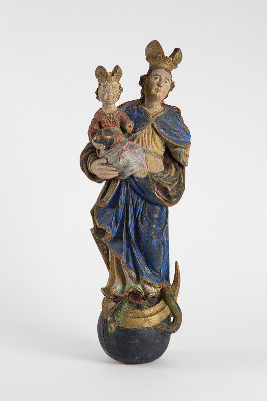 Stredoeurópsky sochár z 2. polovice 18. storočia – Madona s dieťaťom 