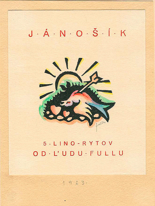Ľudovít Fulla – Jánošík - titulný list albumu