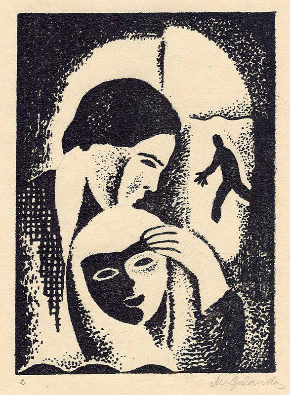 Mikuláš Galanda – Z cyklu Láska v meste - 2. 