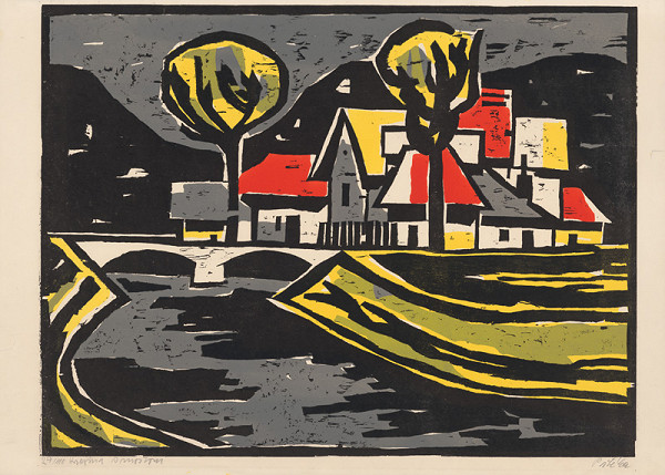 Milan Paštéka – Krajina s mostom 