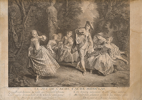 Nicolas Lancret – Záhradný výjav I. 