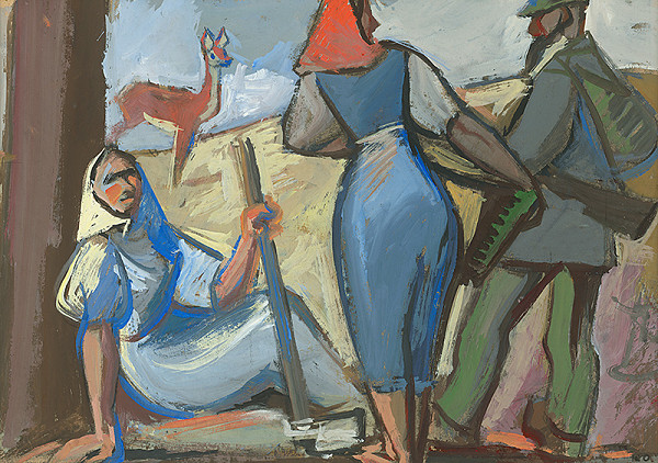 Karol Ondreička – Oddych v lese 