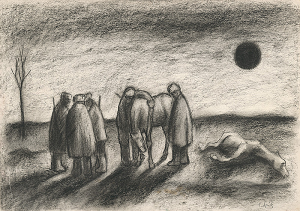 Ernest Špitz – Skupina s koňom 