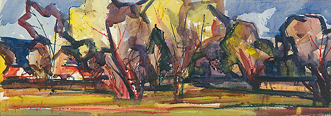 Antonín Smažil – Lužné lesy pri Nových mlynoch 