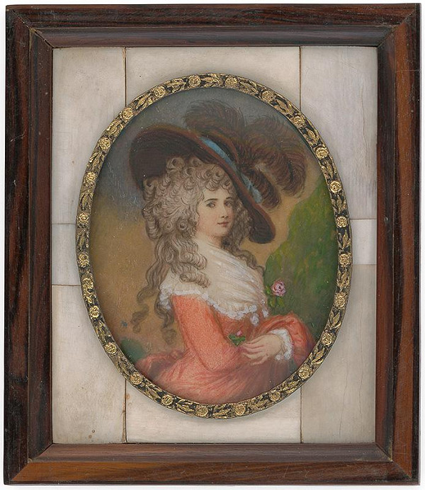 Rakúsky maliar z 1. polovice 19. storočia – Vojvodkyňa z Devonshire