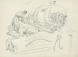 Jan Hála – Mikulášski garbiari-stroj, garbiar, štúdie náradia 