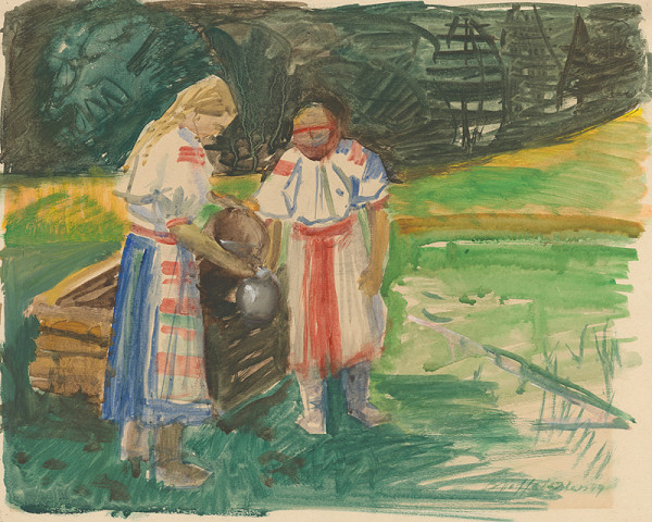 Bedrich Hoffstädter – Pri studni 