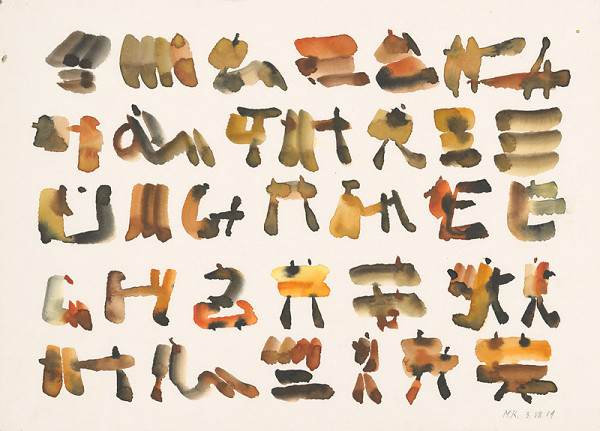 Miroslav Ksandr – Prípravná kresba I. 