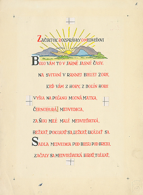 Aurel Kajlich – O medveďovi 