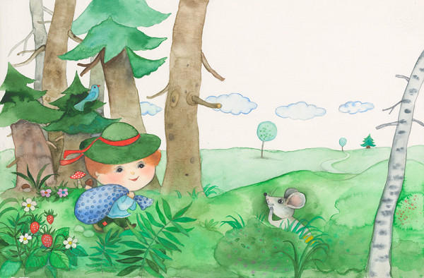 Oľga Bajusová – Ilustrácia ku knihe Mechúrik Koščúrik 