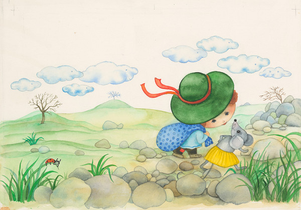 Oľga Bajusová – Ilustrácia ku knihe Mechúrik Koščúrik 