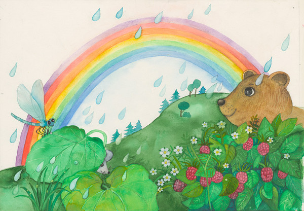 Oľga Bajusová – Ilustrácia ku knihe Mechúrik Koščúrik 