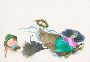 Oľga Bajusová – Ilustrácia ku knihe Mechúrik Koščúrik 