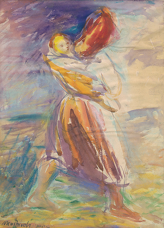 Ján Mudroch – Heľpianka s dieťaťom 