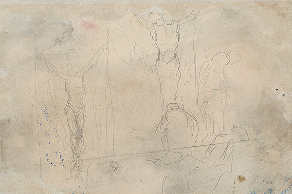 Ladislav Mednyánszky – Štúdia ukrižovaného 