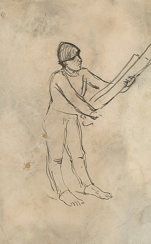 Ladislav Mednyánszky – Muž s doskami 