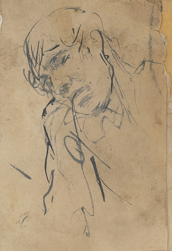 Ladislav Mednyánszky – Štúdia muža s fajkou 