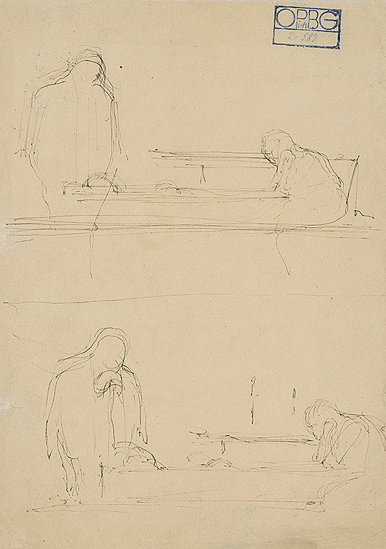 Ladislav Mednyánszky – Nad mrtvym dietatom 