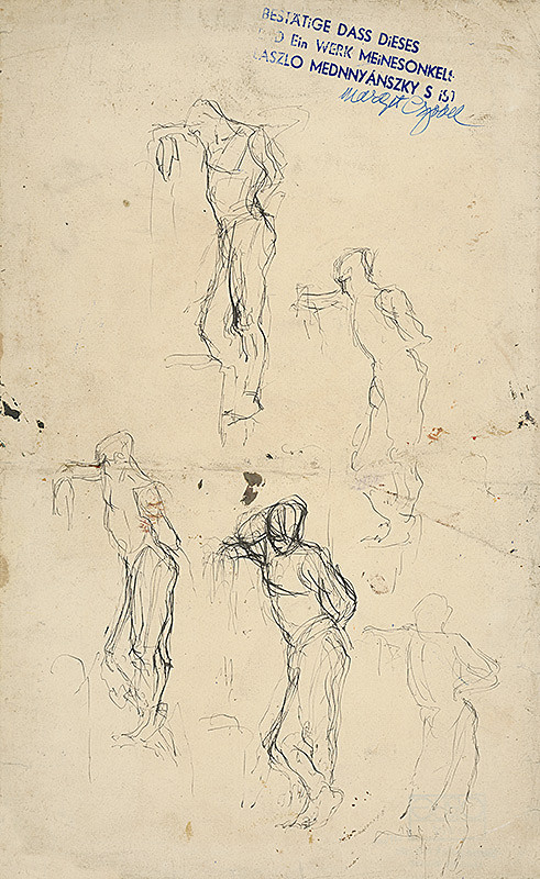 Ladislav Mednyánszky – Štúdia podopierajúceho 