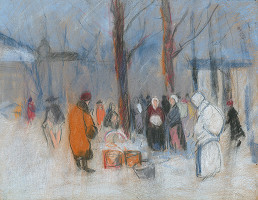 Karol Polónyi – Trh v zime 