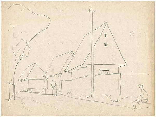 Miloš Alexander Bazovský – Na dedine 