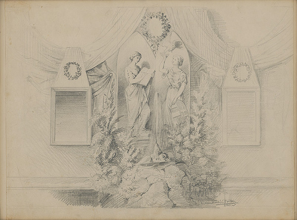 Vojtech Klimkovič – Alegorická scéna 