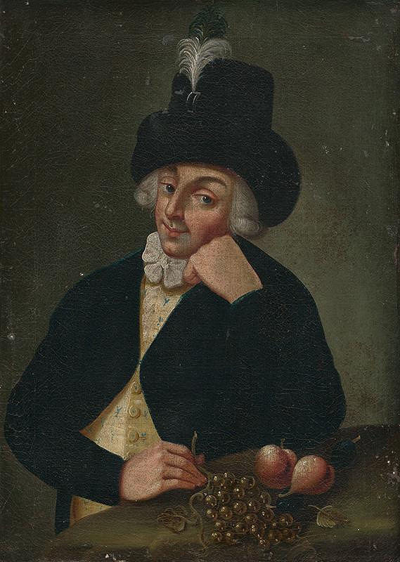 Slovenský maliar z 18. storočia – Portrét muža