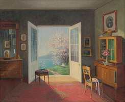 Hermann Klingsbögl – Interiér izby 