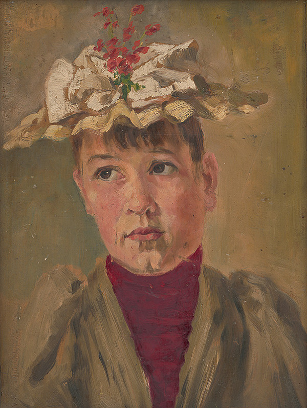 Eduard Ballo – Portrét Márie Zuffovej Lackovej 