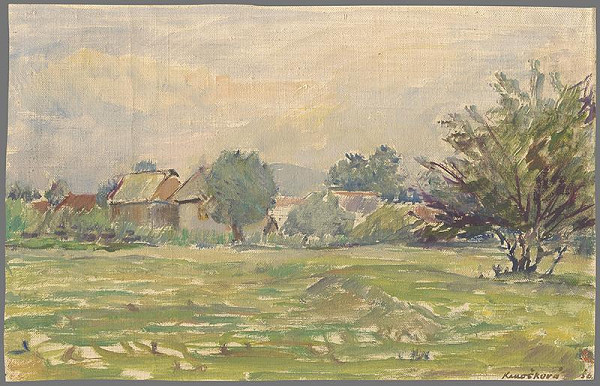 Dagmar Kmošková – Pohľad na Liptovskú Sielnicu