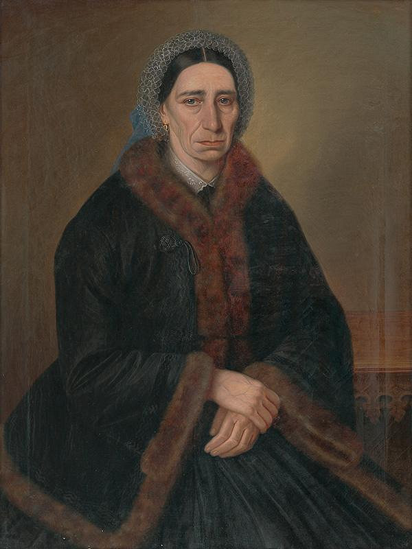 Peter Michal Bohúň – Portrét ženy - pravdepodobne Antonia Tuschina Duschnitz