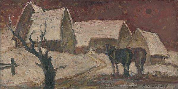 Mária Medvecká – Motív z Malužinej 