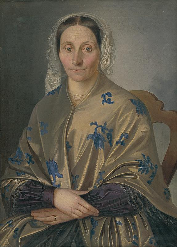 Peter Michal Bohúň – Podobizeň Zuzany Pálkovej, rod. Scholtz 