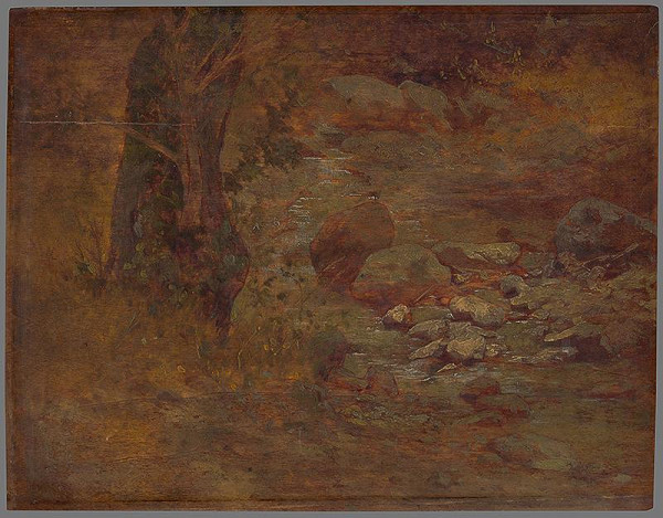 Ladislav Mednyánszky – Strom nad potokom 