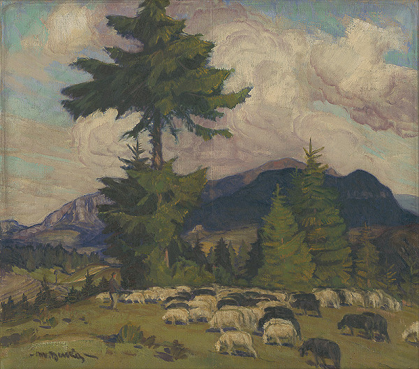 Martin Benka – Pohľad na Choč 