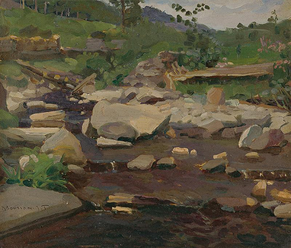 Teodor Jozef Mousson – Štúdia potoka 