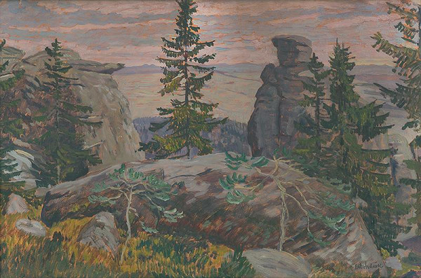 Antonín Hudeček – Skály na Turnovsku 