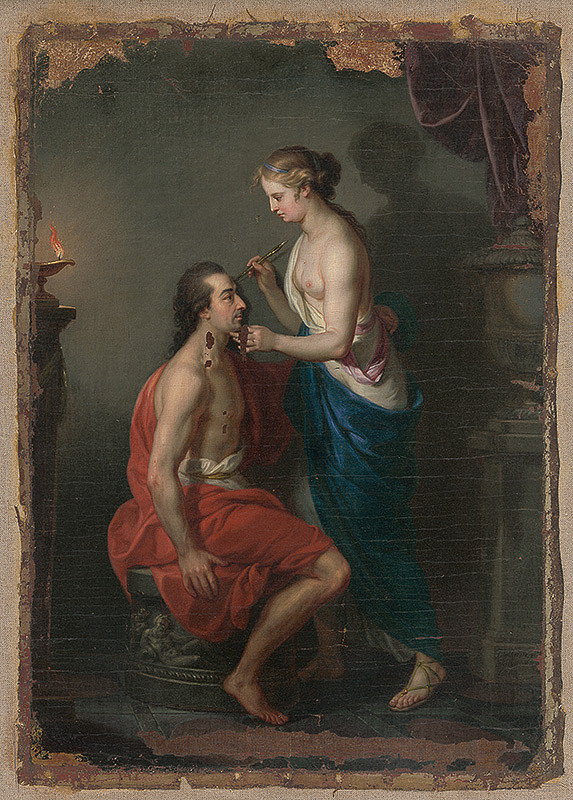 Taliansky maliar z 2. polovice 18. storočia – Mytologická scéna 