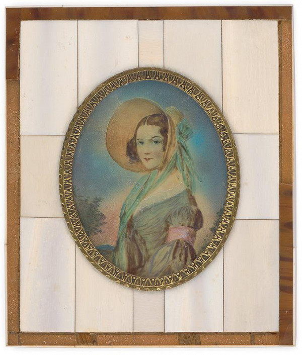 Neznámy autor – Mladá žena v klobúku 