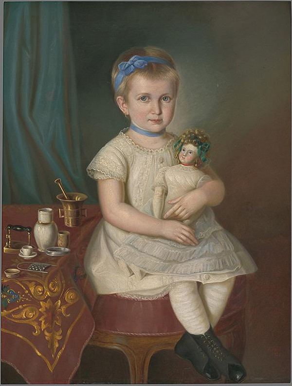 Peter Michal Bohúň – Podobizeň Marienky Medveckej ako štyri - päť ročnej 