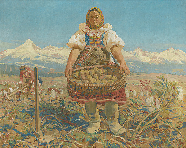 Jan Hála – Zberanie zemiakov