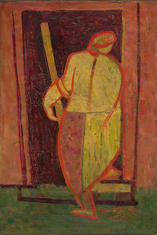 Miloš Alexander Bazovský – Žena s maselnicou 