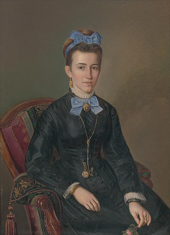 Peter Michal Bohúň – Podobizeň Antónie Hendlovej rod. Meškovej 