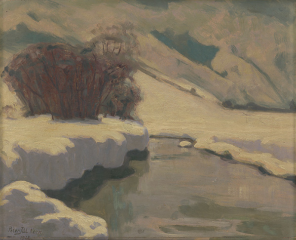 Peter Július Kern – Zimná krajina 