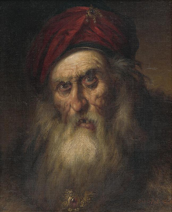 Pál Böhm – Hlava starca v turbane 