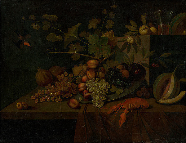 Slovenský maliar z 2. polovice 18. storočia – Zátišie s ovocím