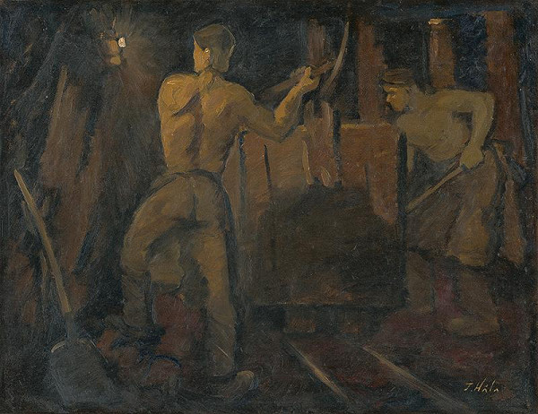 Jan Hála – Rúbanie uhlia 