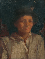 Aladár Brüll – Podobizeň dedinského chlapca 