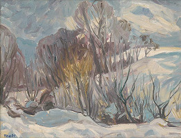 Eduard Tholt – Zima na Liptove II. 