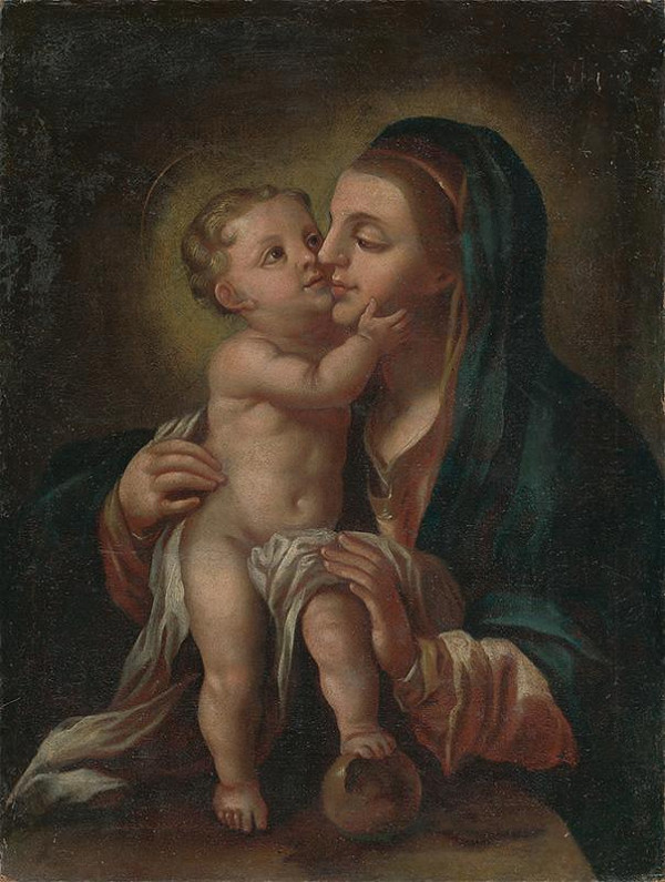 Slovenský maliar z 18. storočia – Madona s Ježiškom